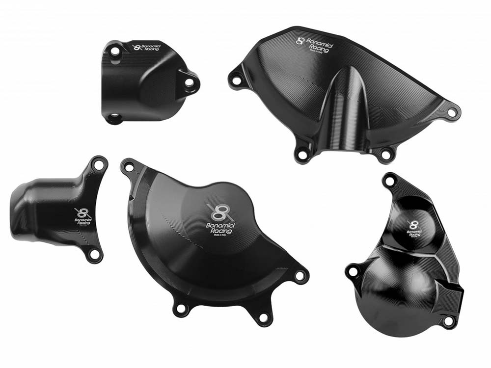 Bonamici Racing Engine Protection Full Kit "Racing" (5pcs.) for the BMW S1000RR (2019+) / M1000RR (21-24) Bonamici Racing Engine Protection Full Kit "Racing" (5pcs.) for the BMW S1000RR (2019+) / M1000RR (21-24)